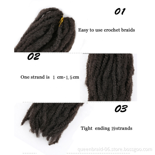 Ombre Marley braid crochet braid hair ombre braiding hair afro kinky curly hair marley bob 99J #118 color